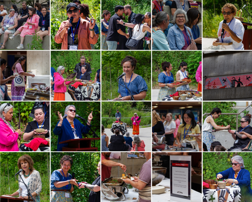 A grid of images from the Day on the Land event at the University of Toronto Scarborough Campus